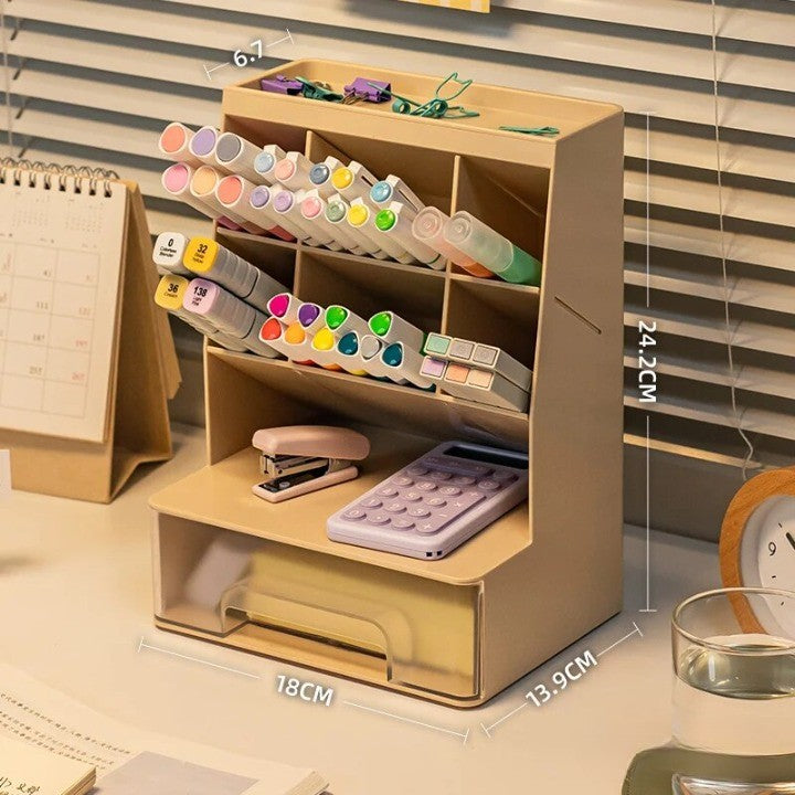 Lisslune | Clean Tower Tidy Multifunctional Desktop Organizer