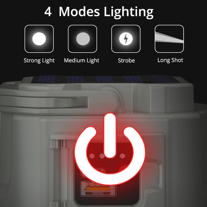 Lisslune | Solar LED Outdoor USB rechargeable Explorer Camping Light