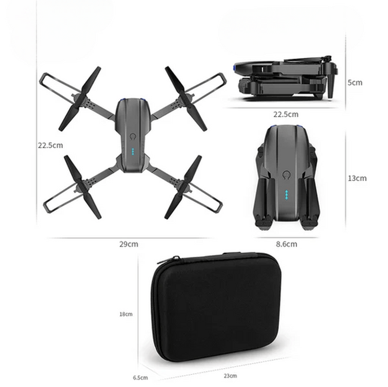 Lisslune | AeroPro - Drone with 4K UHD camera and long battery life