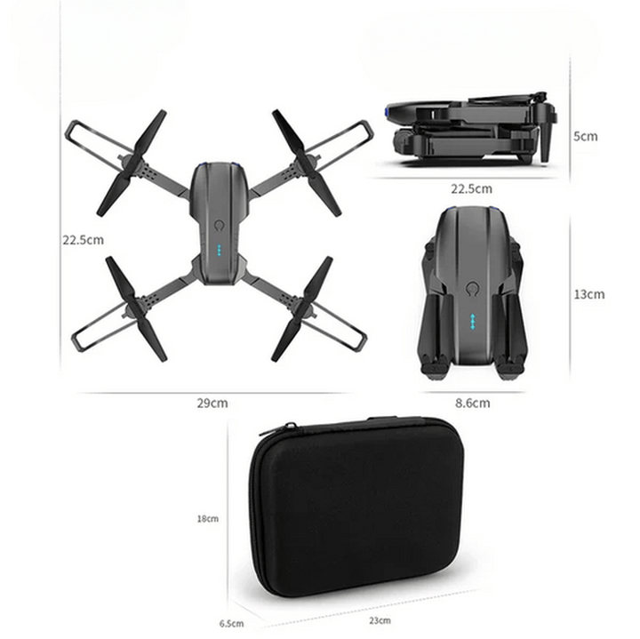 Lisslune | AeroPro - Drone with 4K UHD camera and long battery life