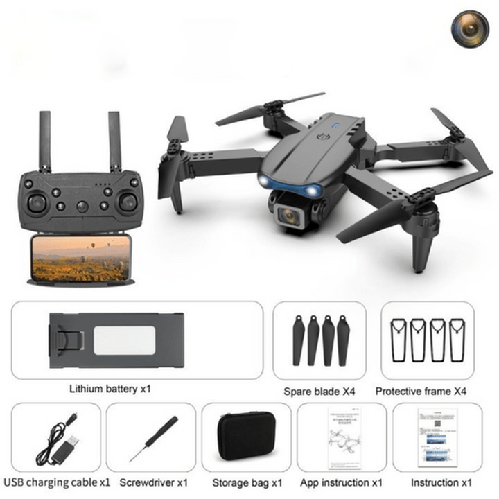 Lisslune | AeroPro - Drone with 4K UHD camera and long battery life