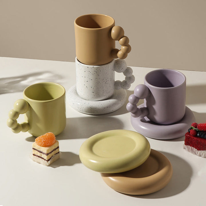 Rynx Pearl Handle Aesthetic Thick Cup