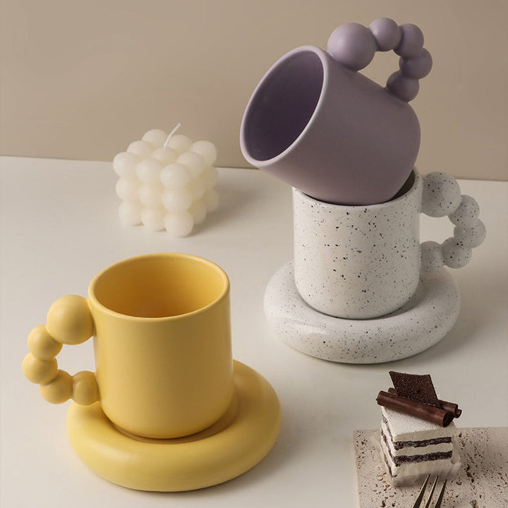Rynx Pearl Handle Aesthetic Thick Cup