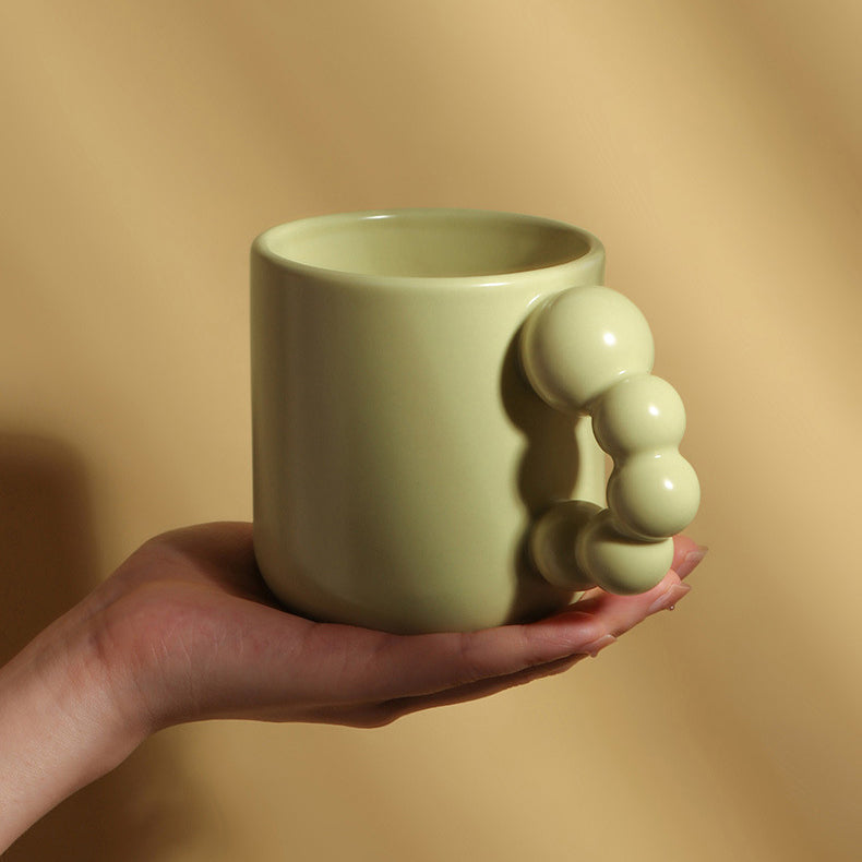 Rynx Pearl Handle Aesthetic Thick Cup