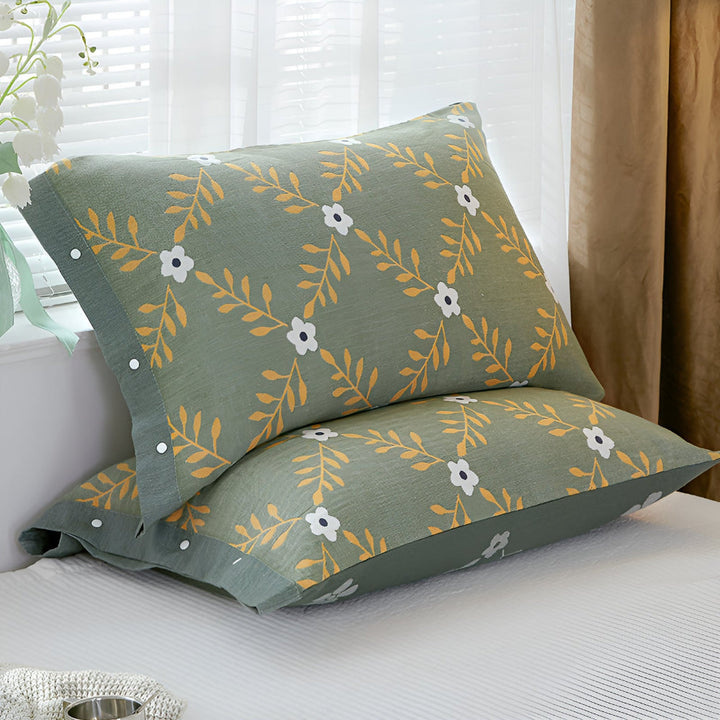 Lisslune | Pure Cotton Buttoned Pillowcase