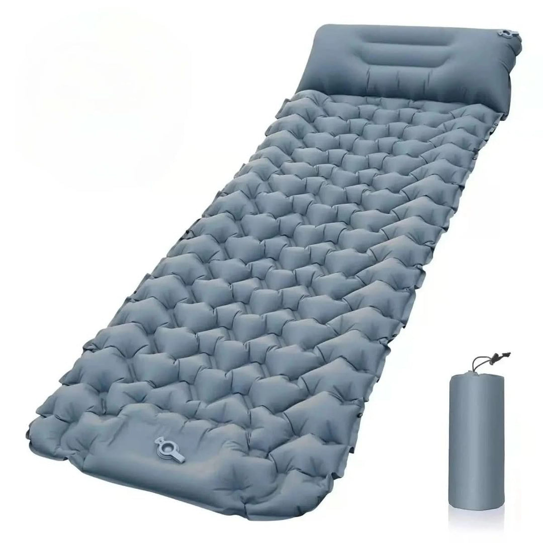 Lisslune | Inflatable Camping Mattress with Foot Pump & Ergonomic Comfort