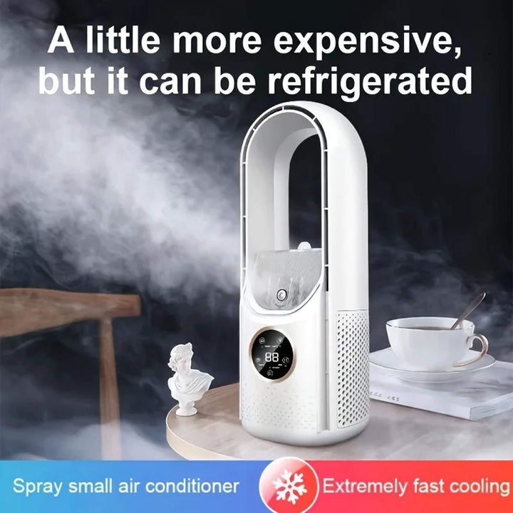 Lisslune | Bladeless Portable Air Conditioner | Ultra-Quiet, Ergonomic Design & Ideal for Home and Office Use