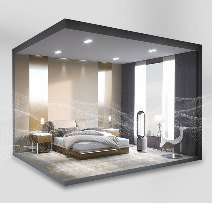 Lisslune | Airpure | 3-in-1 air cooler with air purifier | oscillation & LED touch