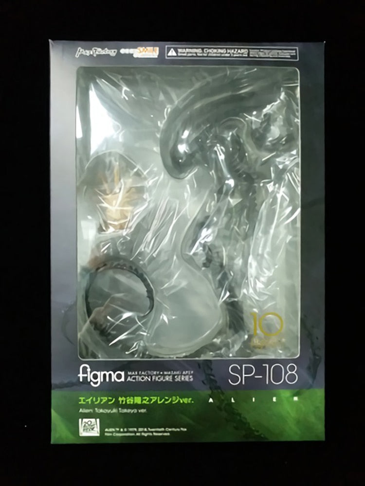Lisslune | Alien Figma Sp-108 Action Figures Toy 18cm High Quality Alien Statue Model Doll Collectibles Ornaments Children's Gifts