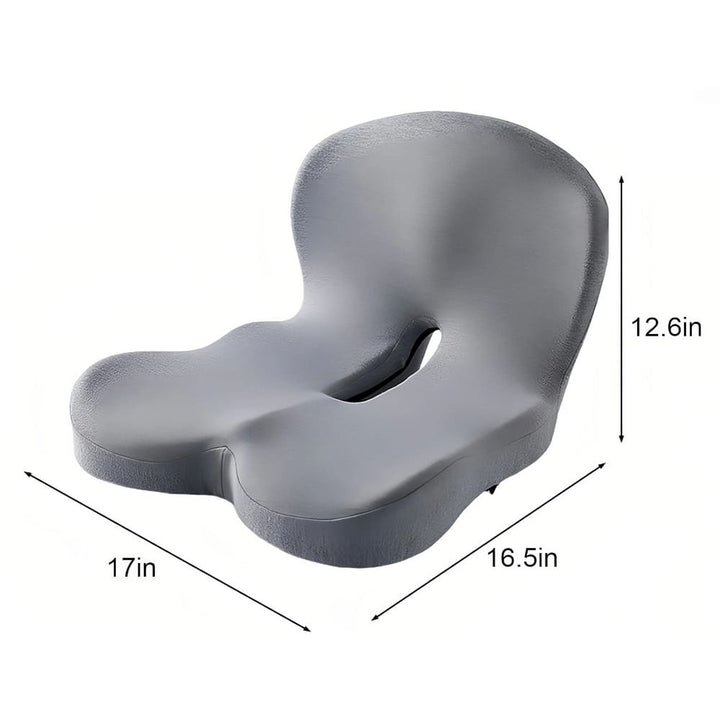 Lisslune | All-in-One Orthopedic Memory Foam Seat - Cushion Seat and Back Cushion for Pain Relief and Comfort