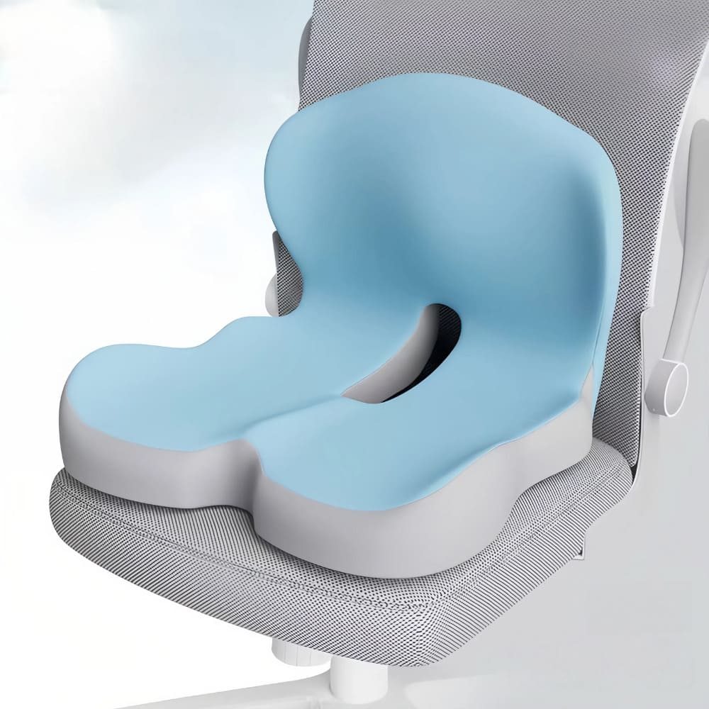 Lisslune | All-in-One Orthopedic Memory Foam Seat - Cushion Seat and Back Cushion for Pain Relief and Comfort