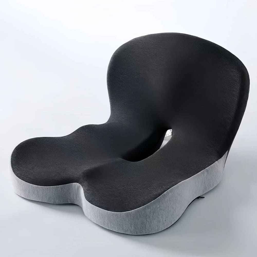 Lisslune | All-in-One Orthopedic Memory Foam Seat - Cushion Seat and Back Cushion for Pain Relief and Comfort