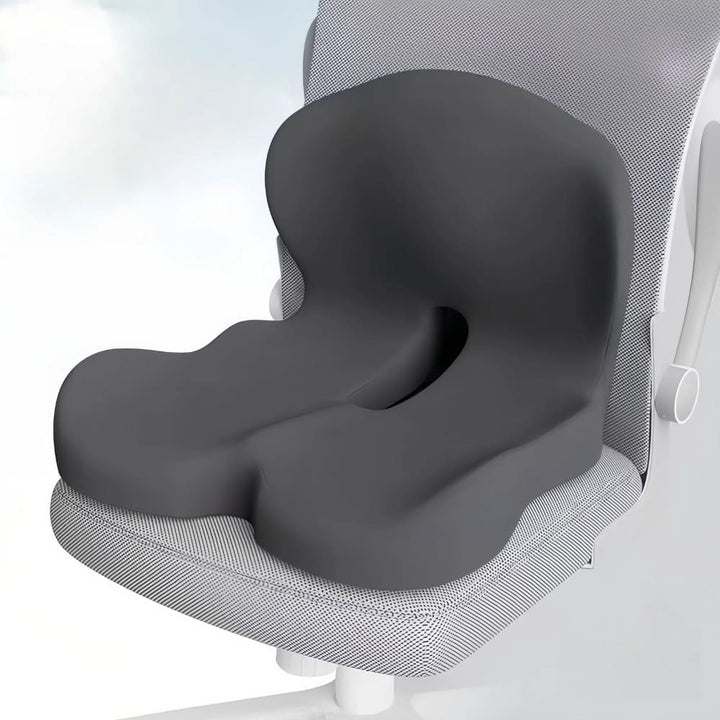 Lisslune | All-in-One Orthopedic Memory Foam Seat - Cushion Seat and Back Cushion for Pain Relief and Comfort