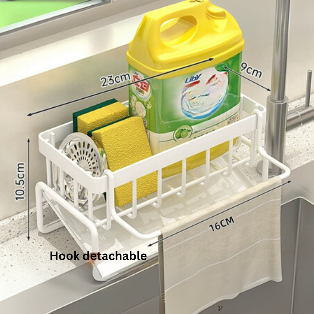 Lisslune | All-in-One Sponge Soap Cloth Self-Draining Rack
