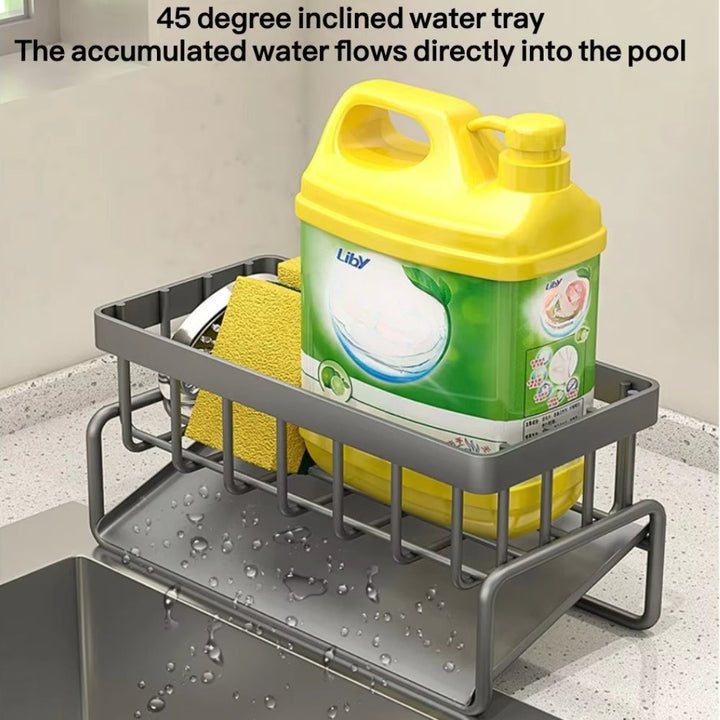 Lisslune | All-in-One Sponge Soap Cloth Self-Draining Rack