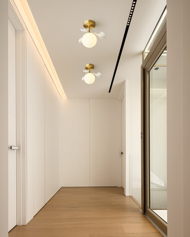 Lisslune | GingkoLuxe - Earthy Ceiling Illumination