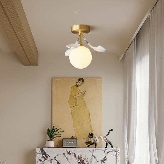 Lisslune | GingkoLuxe - Earthy Ceiling Illumination
