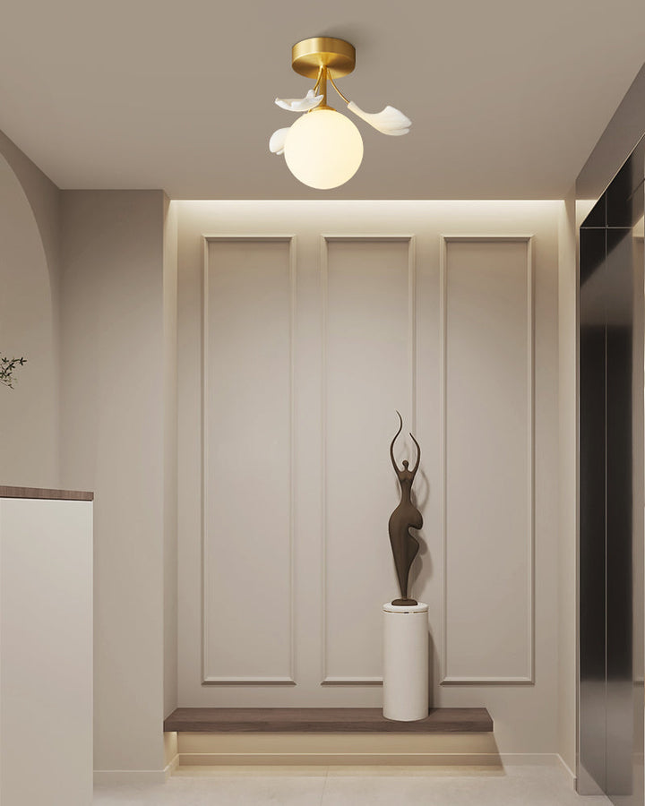 Lisslune | GingkoLuxe - Earthy Ceiling Illumination