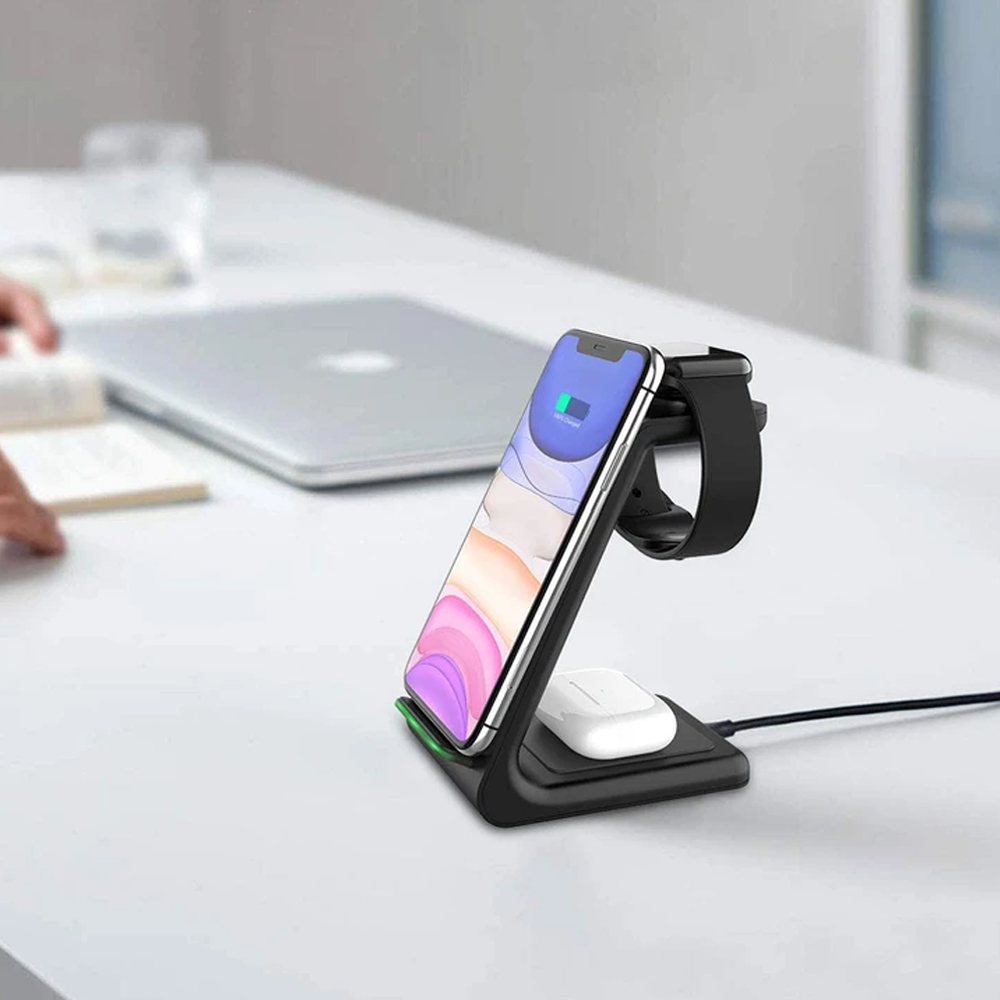 Lisslune | Allescharger 3-in-1 Wireless Charger – Apple & Samsung Devices