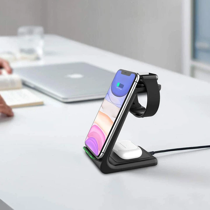Lisslune | Allescharger 3-in-1 Wireless Charger – Apple & Samsung Devices