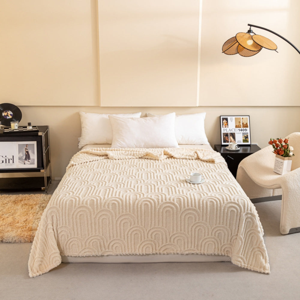Lisslune | Almira Roman Luxe Soft Plush Blanket