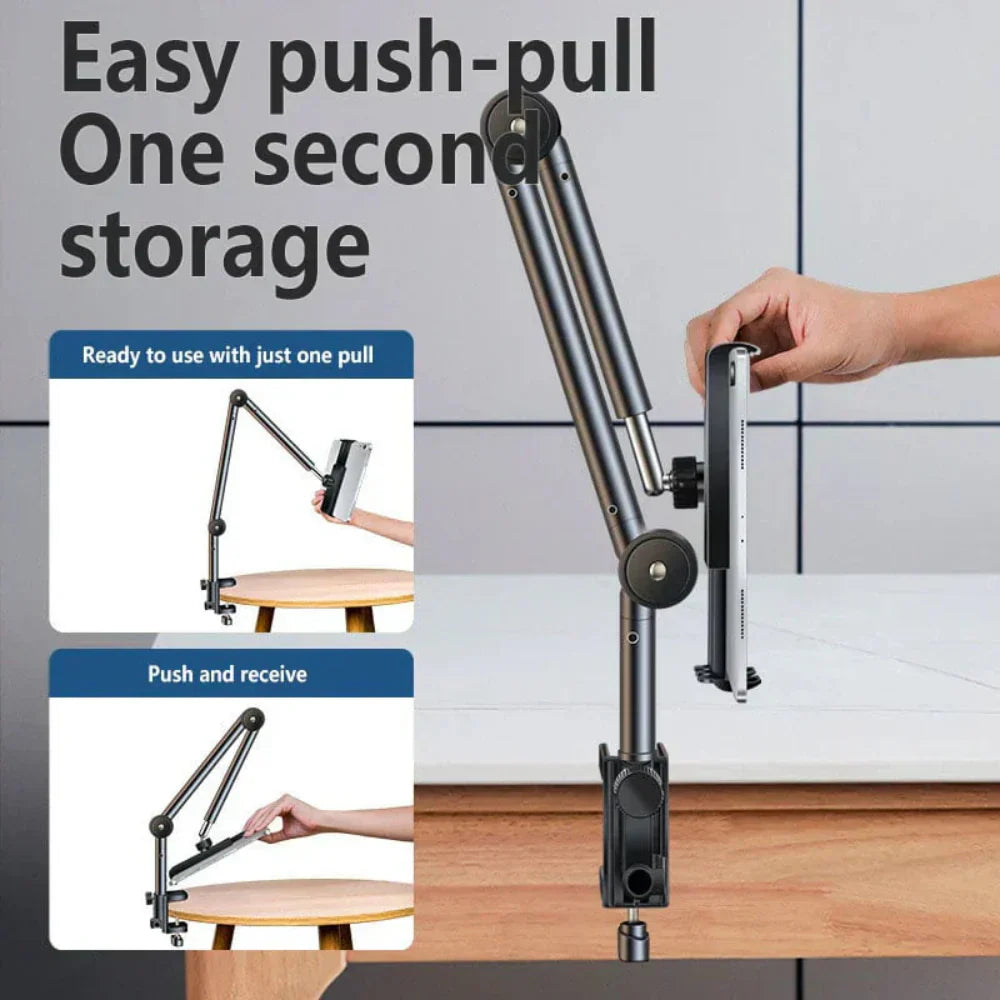 Lisslune | Altivo – 360° Adjustable Aluminium Stand for Tablets & Smartphones