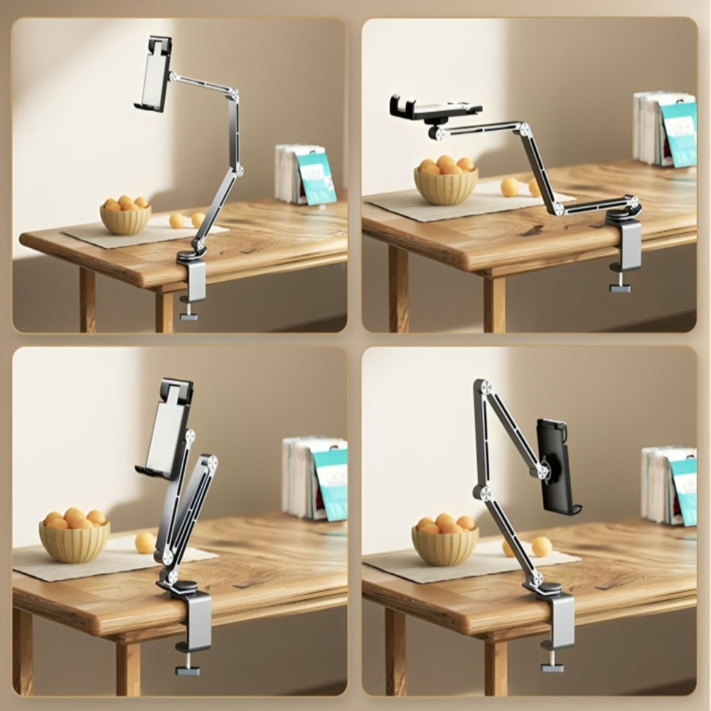 Lisslune | Altivo – 360° Adjustable Aluminium Stand for Tablets & Smartphones