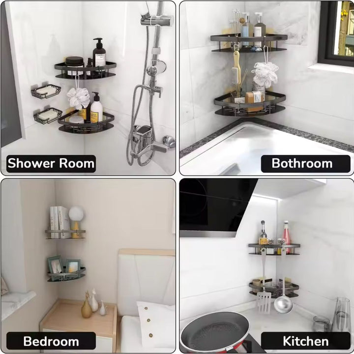 Lisslune | Aluma Curve Shower Caddy