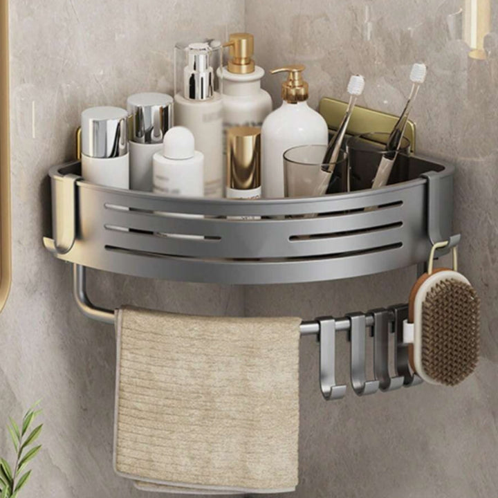 Lisslune | Aluminum Corner Shower Caddy Rack