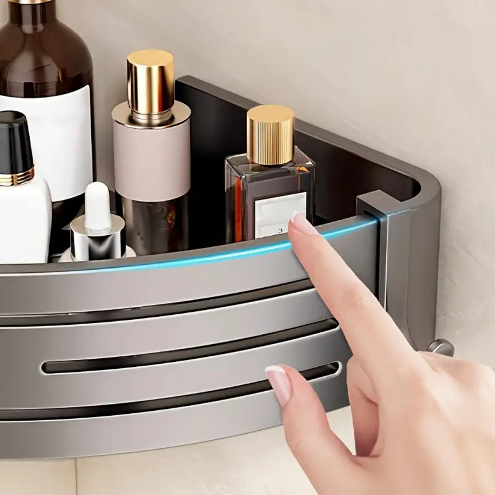 Lisslune | Aluminum Corner Shower Caddy Rack