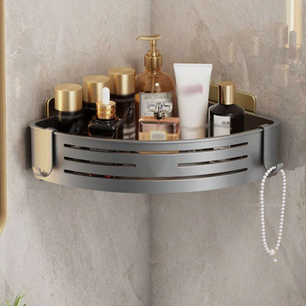 Lisslune | Aluminum Corner Shower Caddy Rack