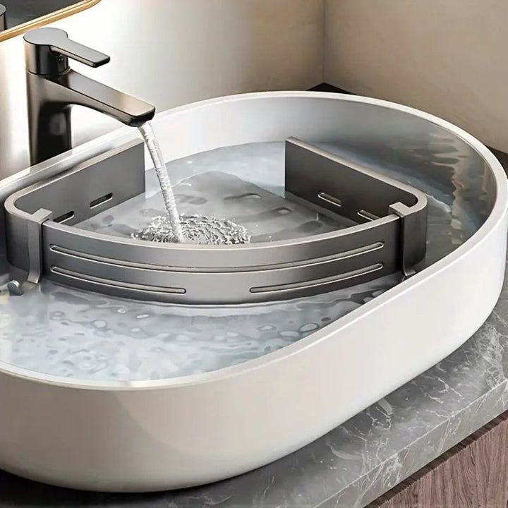 Lisslune | Aluminum Corner Shower Caddy Rack
