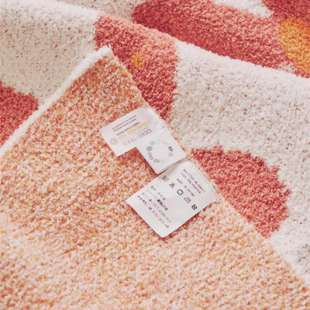 Lisslune | Alvian Floral Soft Knit Throw Blanket