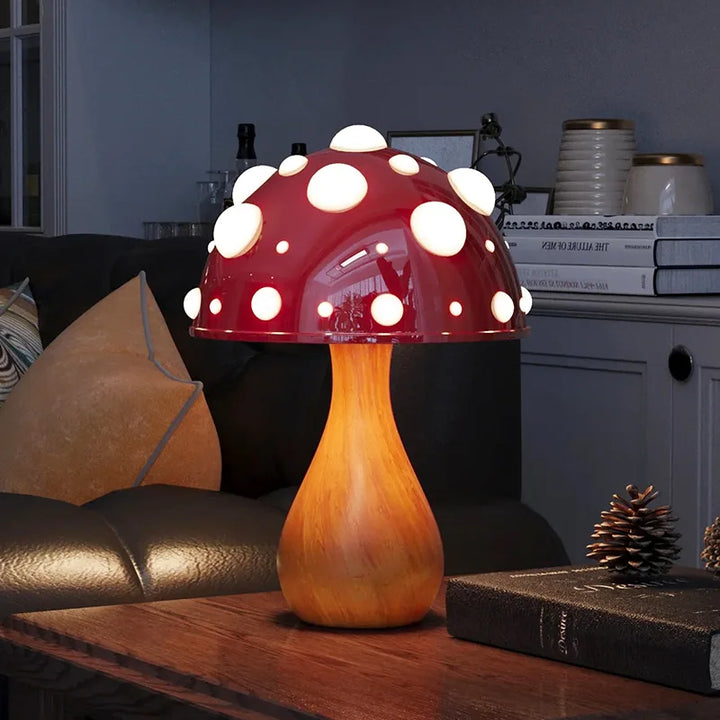 Lisslune | MysticMushroom - Enchanting Amanita Mushroom Lamp