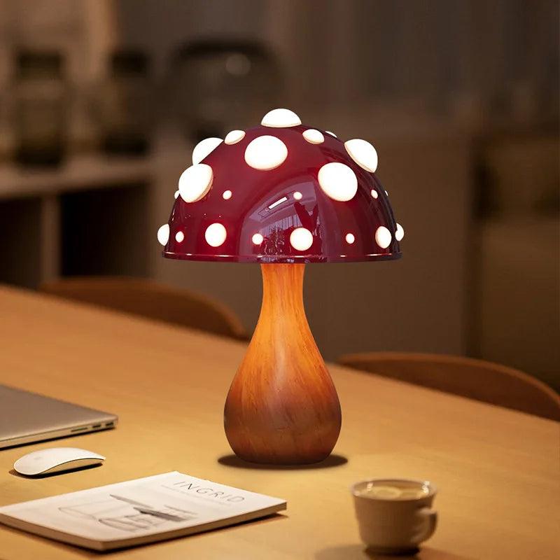 Lisslune | MysticMushroom - Enchanting Amanita Mushroom Lamp
