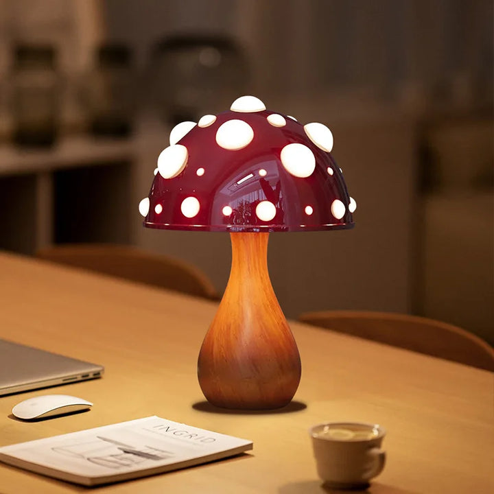 Lisslune | MysticMushroom - Enchanting Amanita Mushroom Lamp