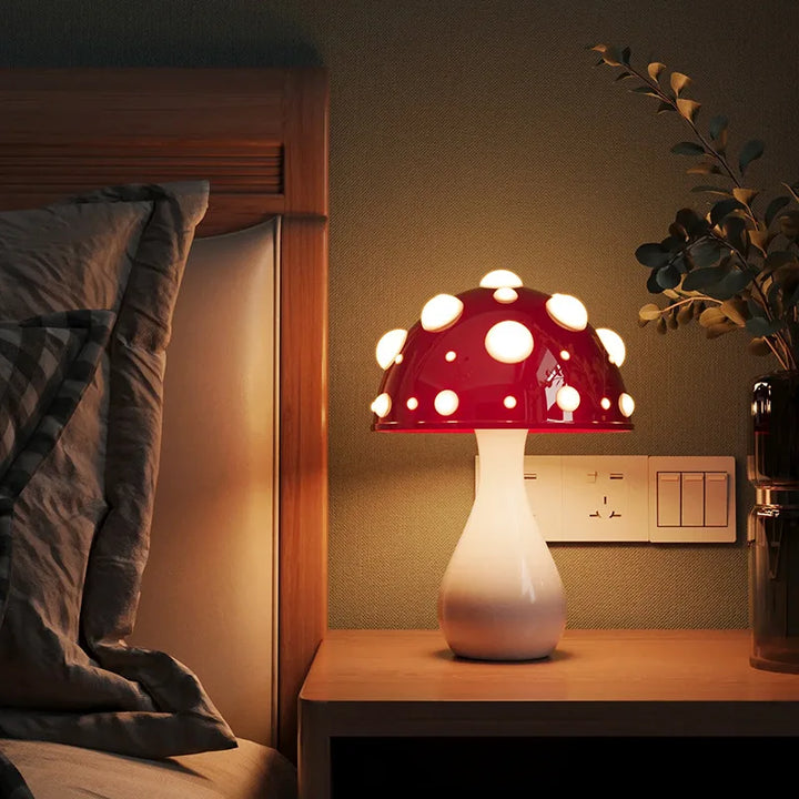 Lisslune | MysticMushroom - Enchanting Amanita Mushroom Lamp