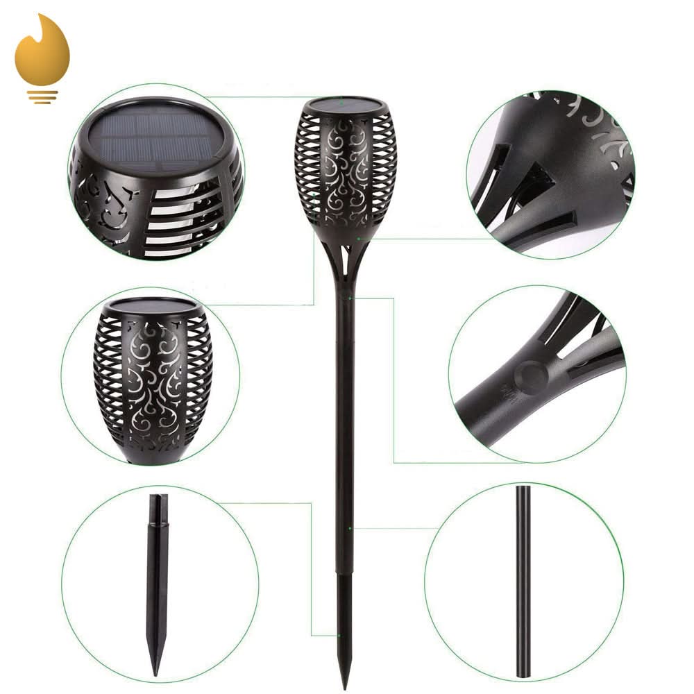 Lisslune | Solar LED Garden Lights Outdoor Waterproof Decorative Lamps