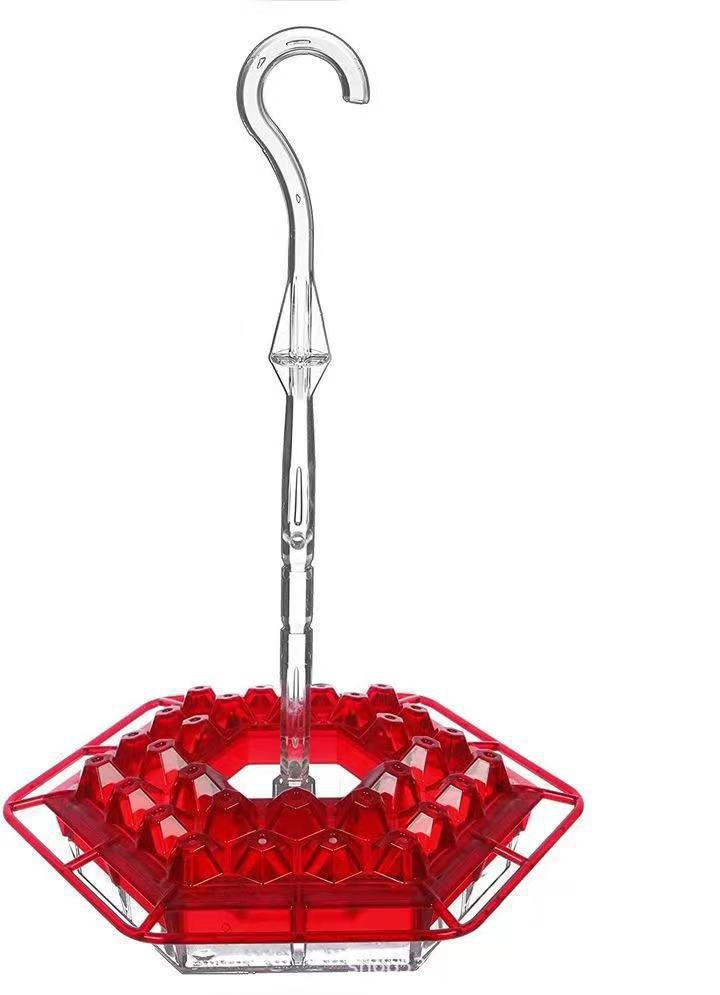 Lisslune | NectarHex – Ant-proof hummingbird feeder with 30 ports and UV-resistant design