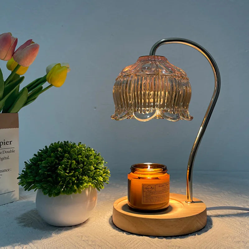 Lisslune | Luminara CrystalGlow – Elegant table lamp with unique glass design