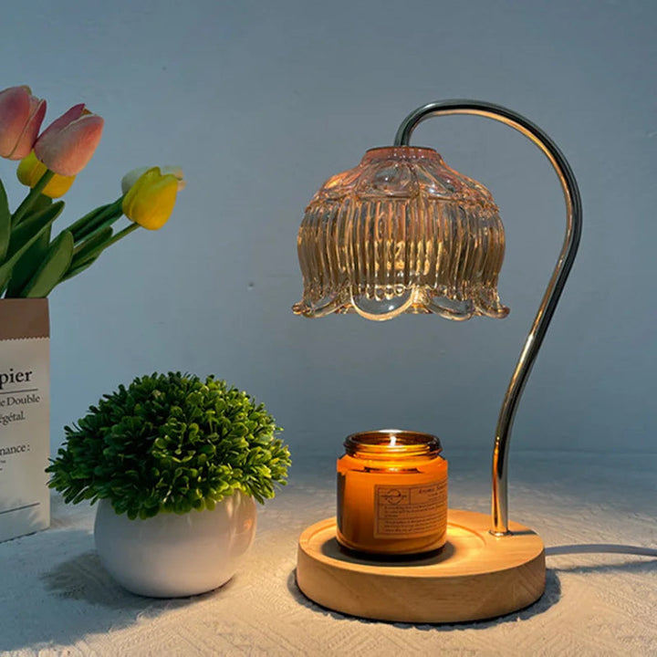 Lisslune | Luminara CrystalGlow – Elegant table lamp with unique glass design