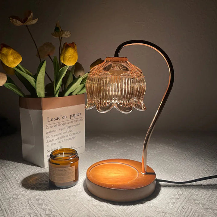 Lisslune | Luminara CrystalGlow – Elegant table lamp with unique glass design