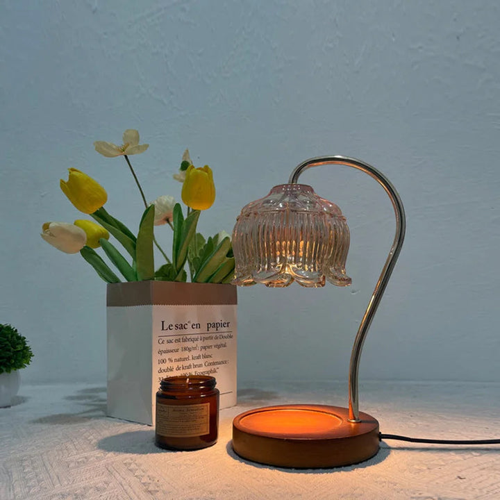 Lisslune | Luminara CrystalGlow – Elegant table lamp with unique glass design