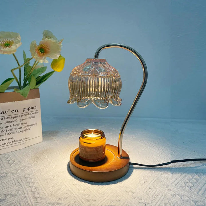 Lisslune | Luminara CrystalGlow – Elegant table lamp with unique glass design