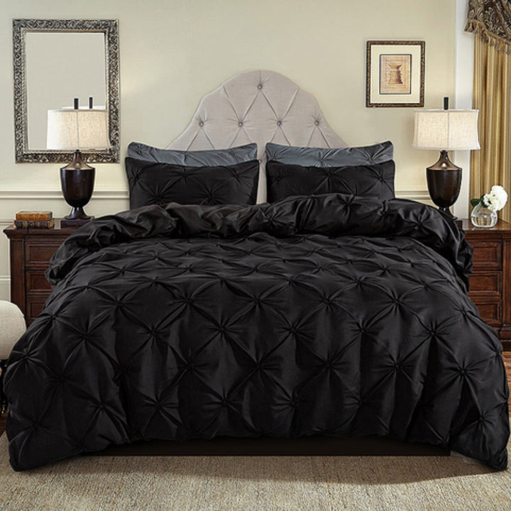 Lisslune | Amore Luxury Pinch Pleat Duvet Cover Set