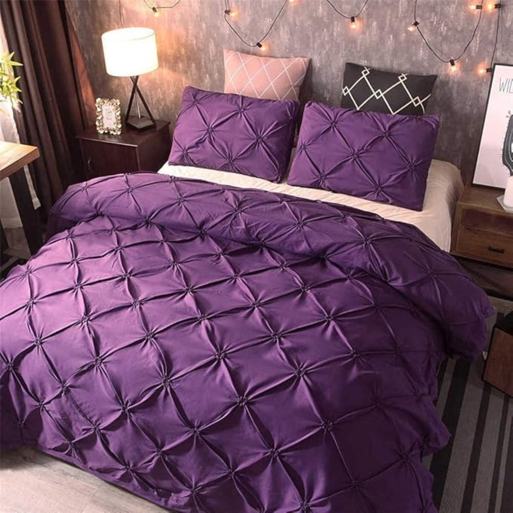 Lisslune | Amore Luxury Pinch Pleat Duvet Cover Set
