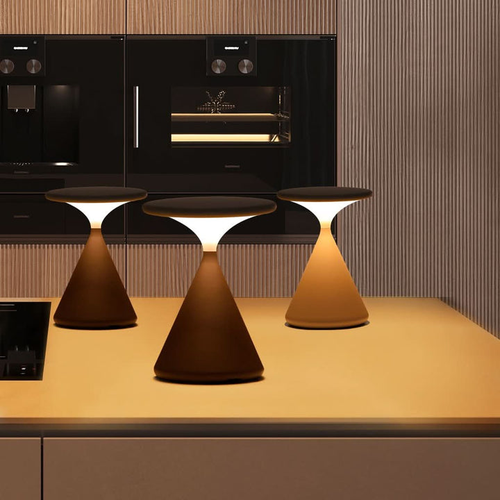 Lisslune | Hourglass Cordless LED Table Lamp with Touch Dimmer