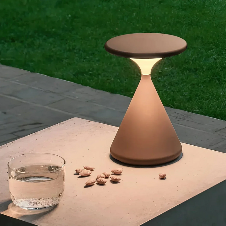 Lisslune | Hourglass Cordless LED Table Lamp with Touch Dimmer
