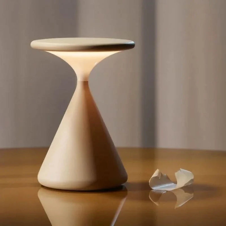 Lisslune | Hourglass Cordless LED Table Lamp with Touch Dimmer