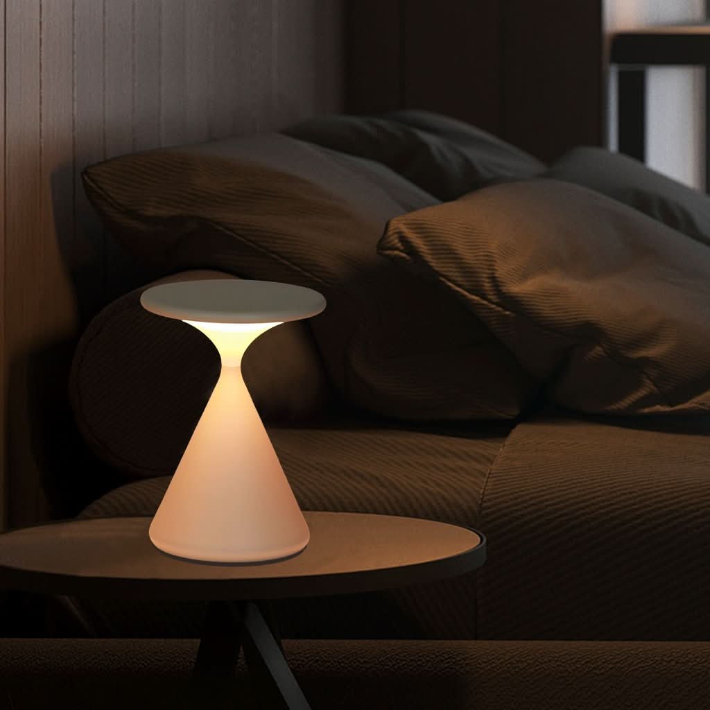 Lisslune | Hourglass Cordless LED Table Lamp with Touch Dimmer